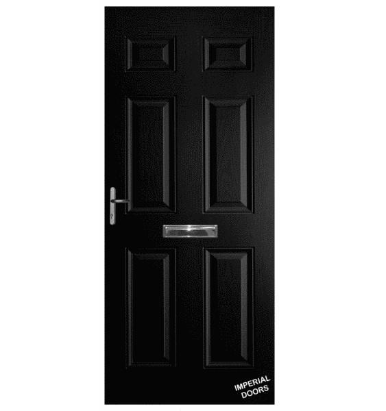 Black Westminster Composite Door