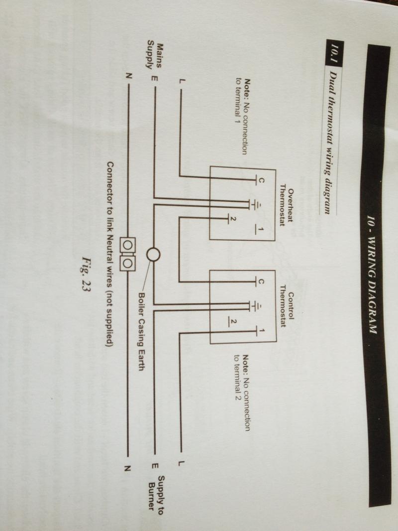 Boiler wiring diagram