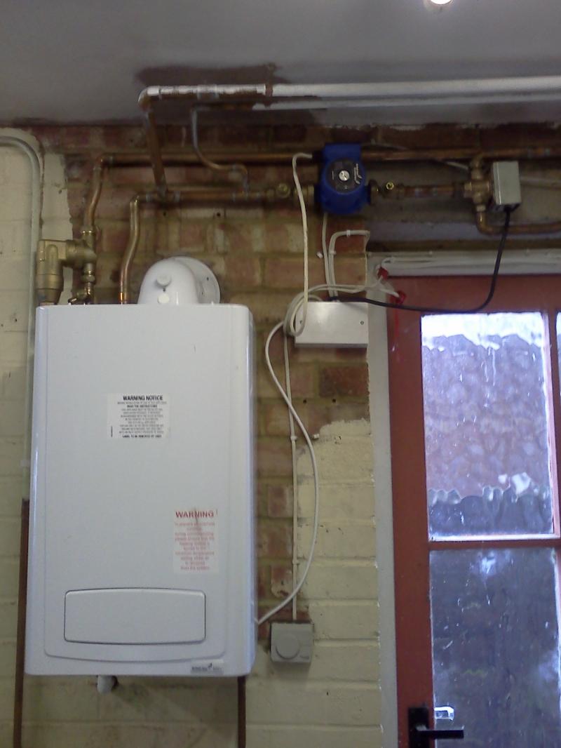 Box + Boiler and pump