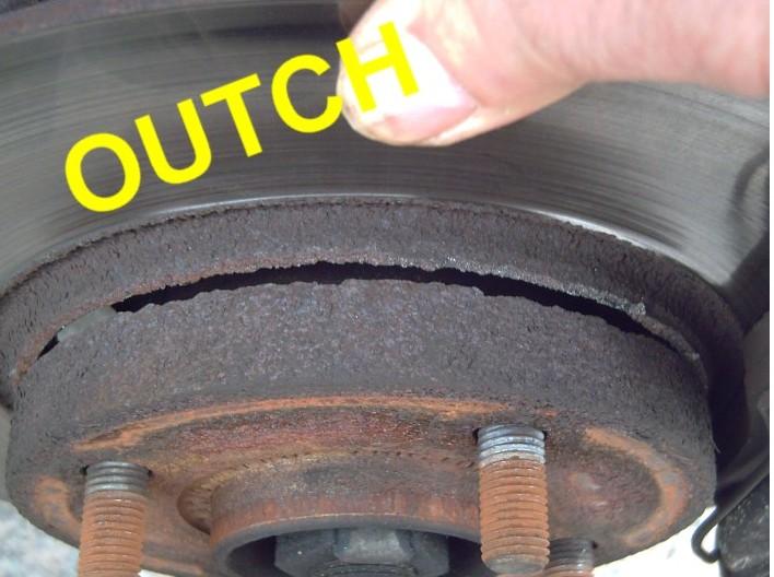 Broken Brake Disc