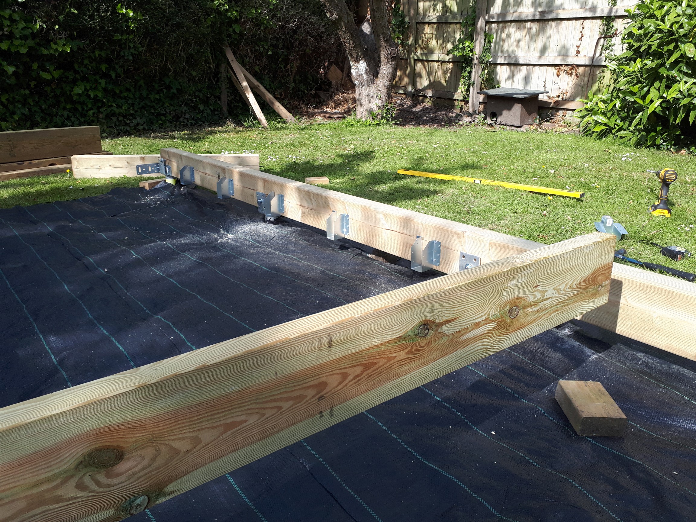 building the floor frame