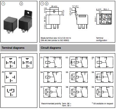 Car relay connections