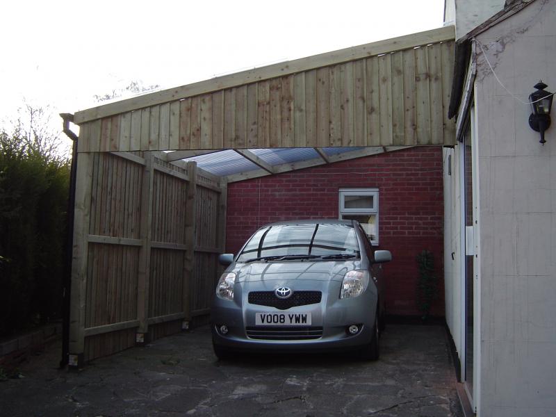 Carport finished