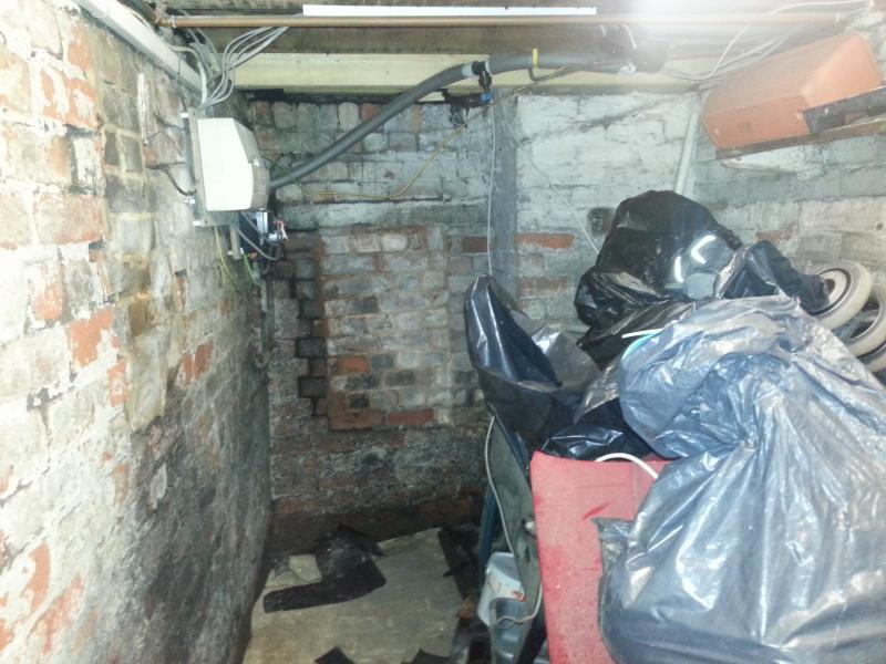 cellar from bottom of stairs