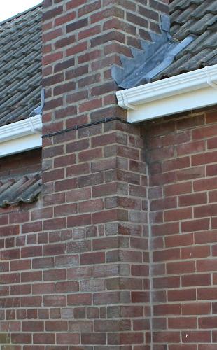 chimney from outside.