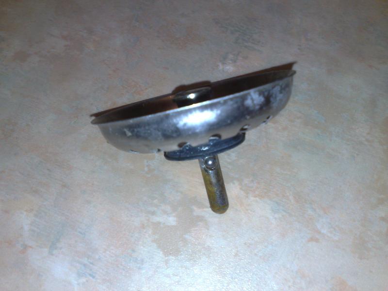 Chrome Basket strainer plug