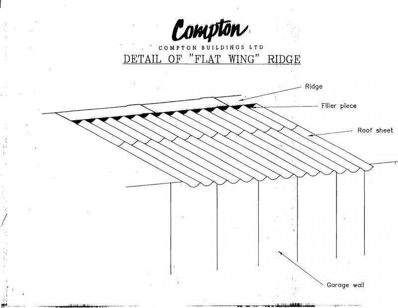 Compton Garage roof illustration