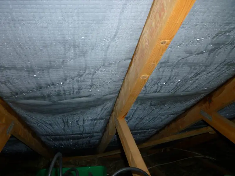 condensation in loft