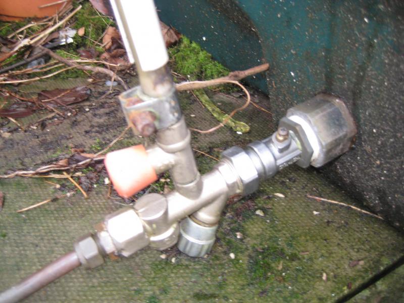 Connections From Oil Tank