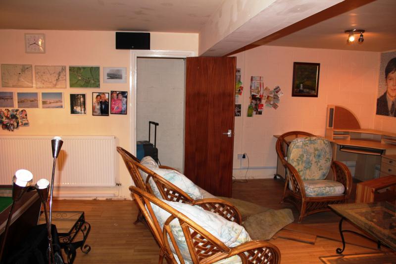 Converted Basement Garage