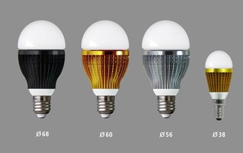 Cooling fins LED bulb