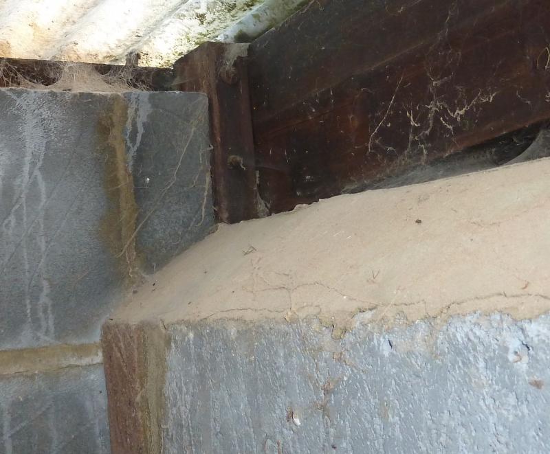 Corner post join at main doors