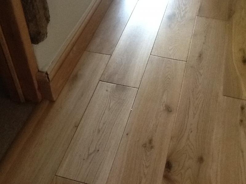 Cupped floorboards