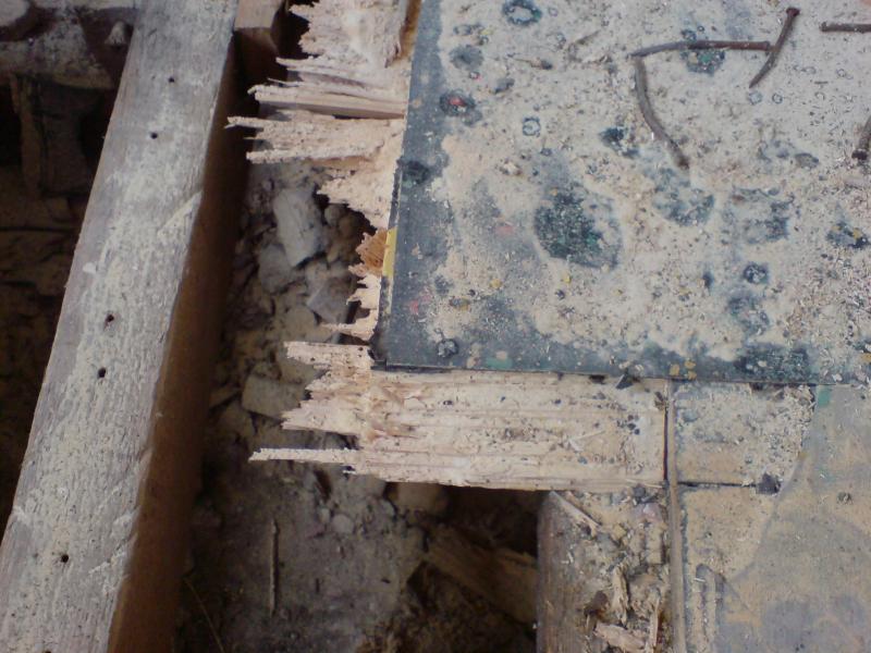 damage to floor