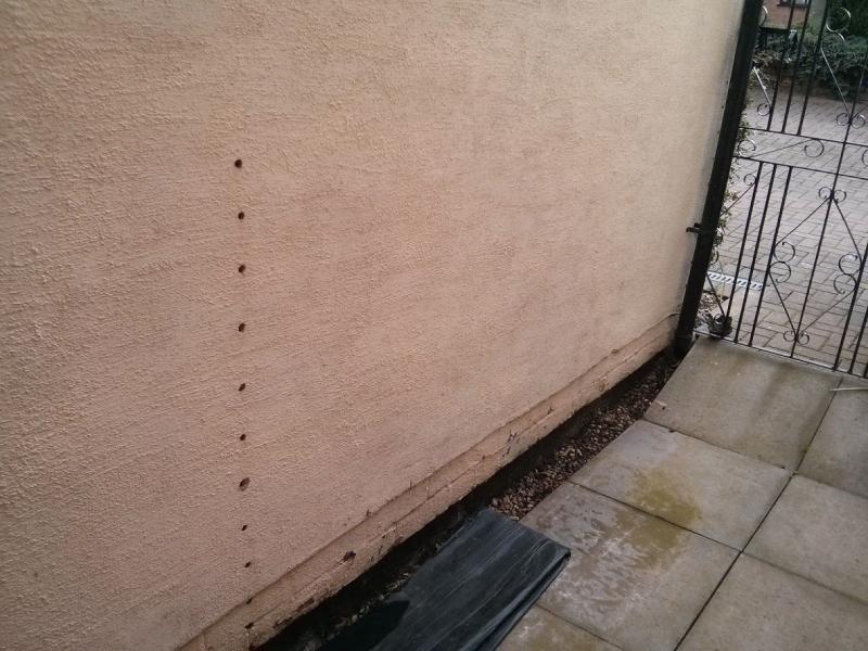 Damp Injection holes?