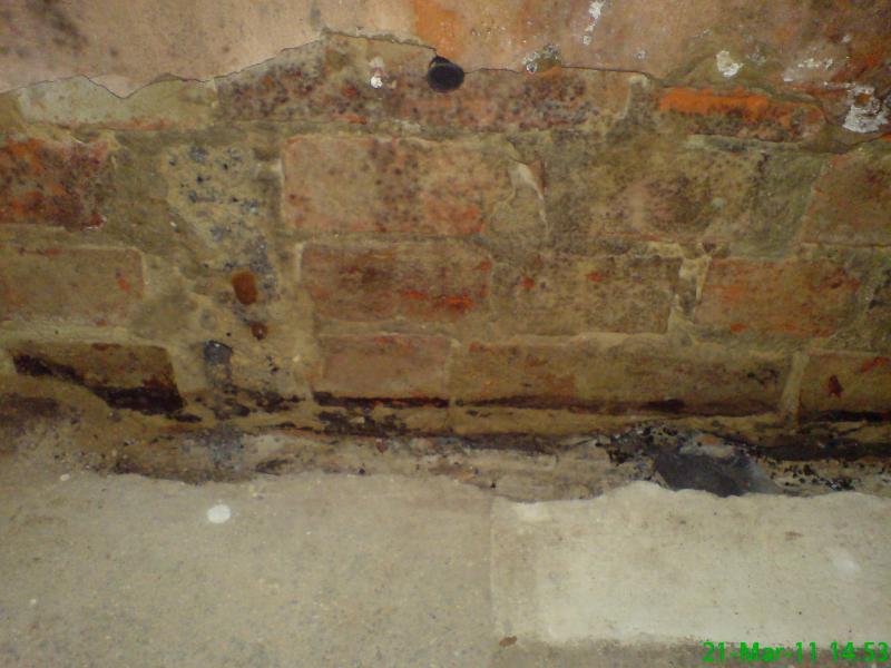 Damp wall.