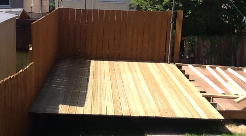 Decking again