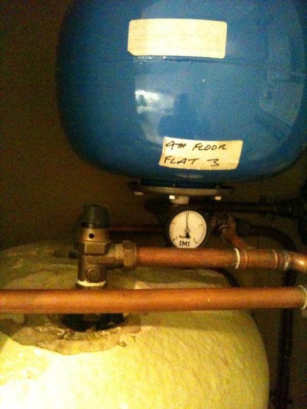 discharge (with 2 bends)