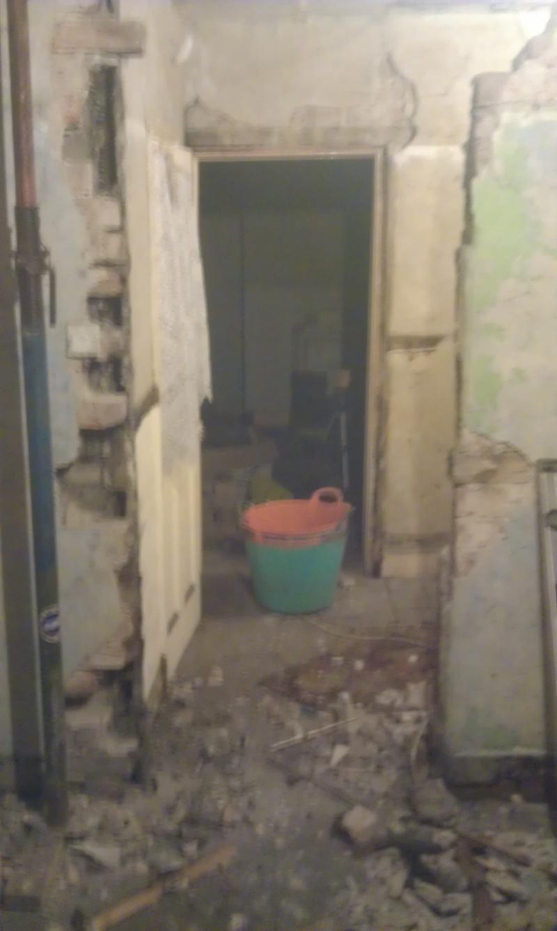 Doorway sans cracked lump