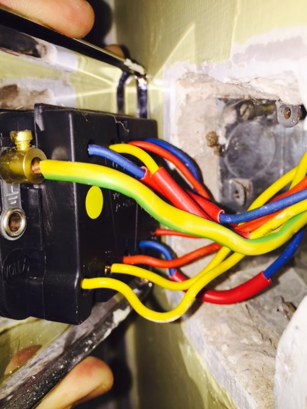 Downstairs switch wiring