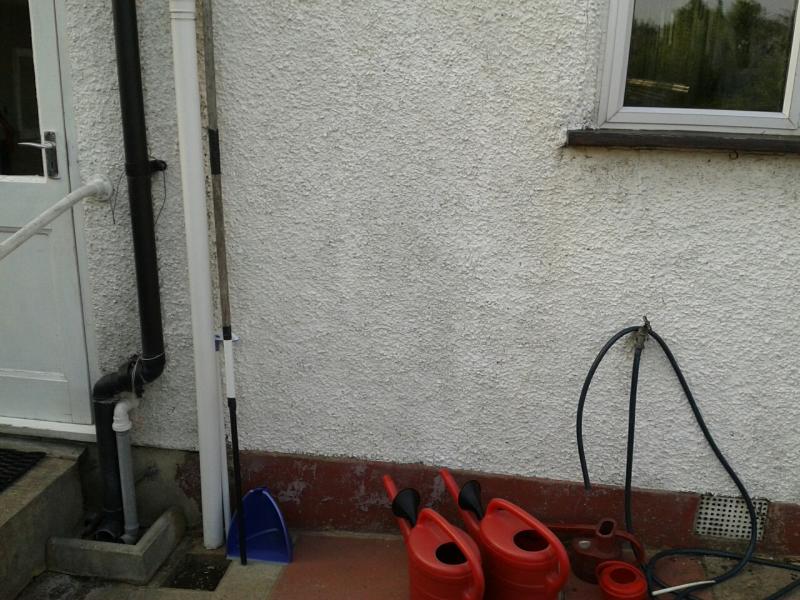 Drains (west side of house)