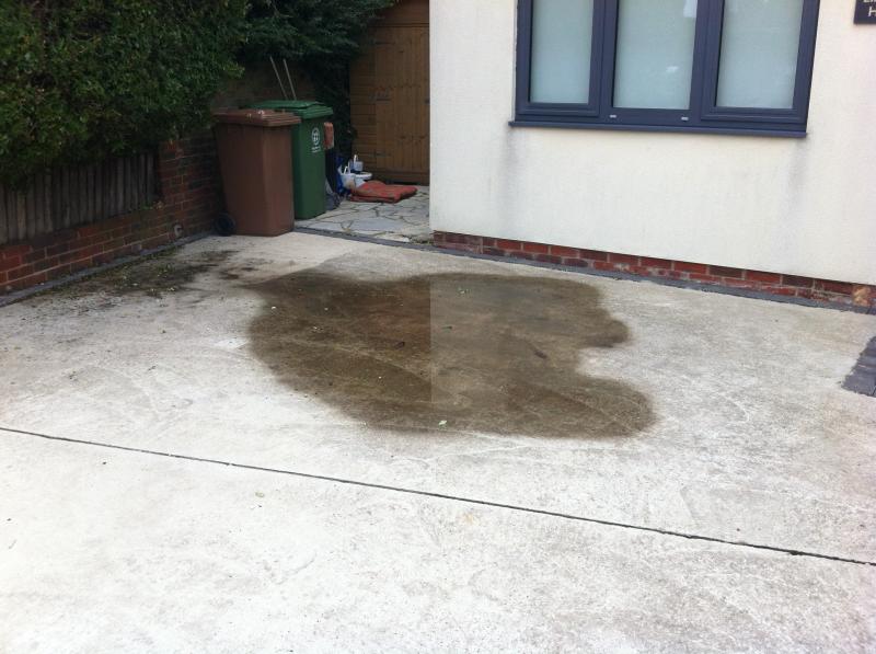 Water Pooling On Concrete Drive Drainage Suggestions Diynot Forums