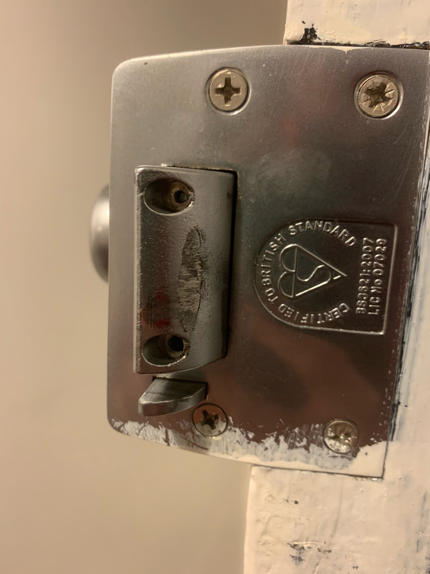 Era night latch door lock