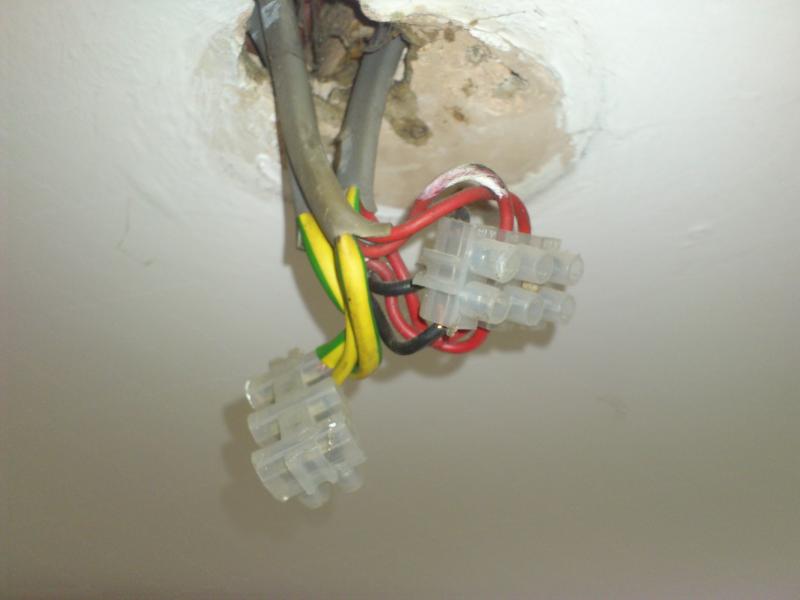 Ceiling Light Wiring Connector Block Shelly Lighting