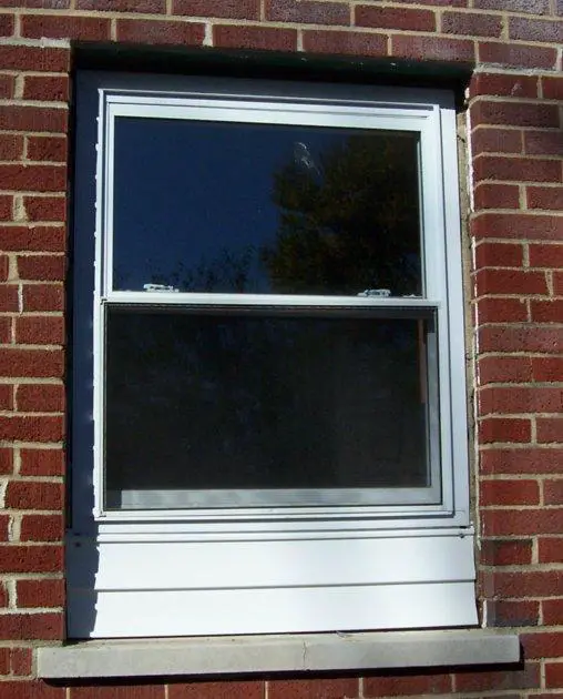 Exterior of window