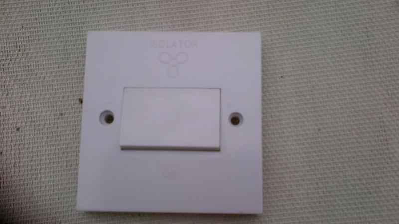 Extractor fan switch