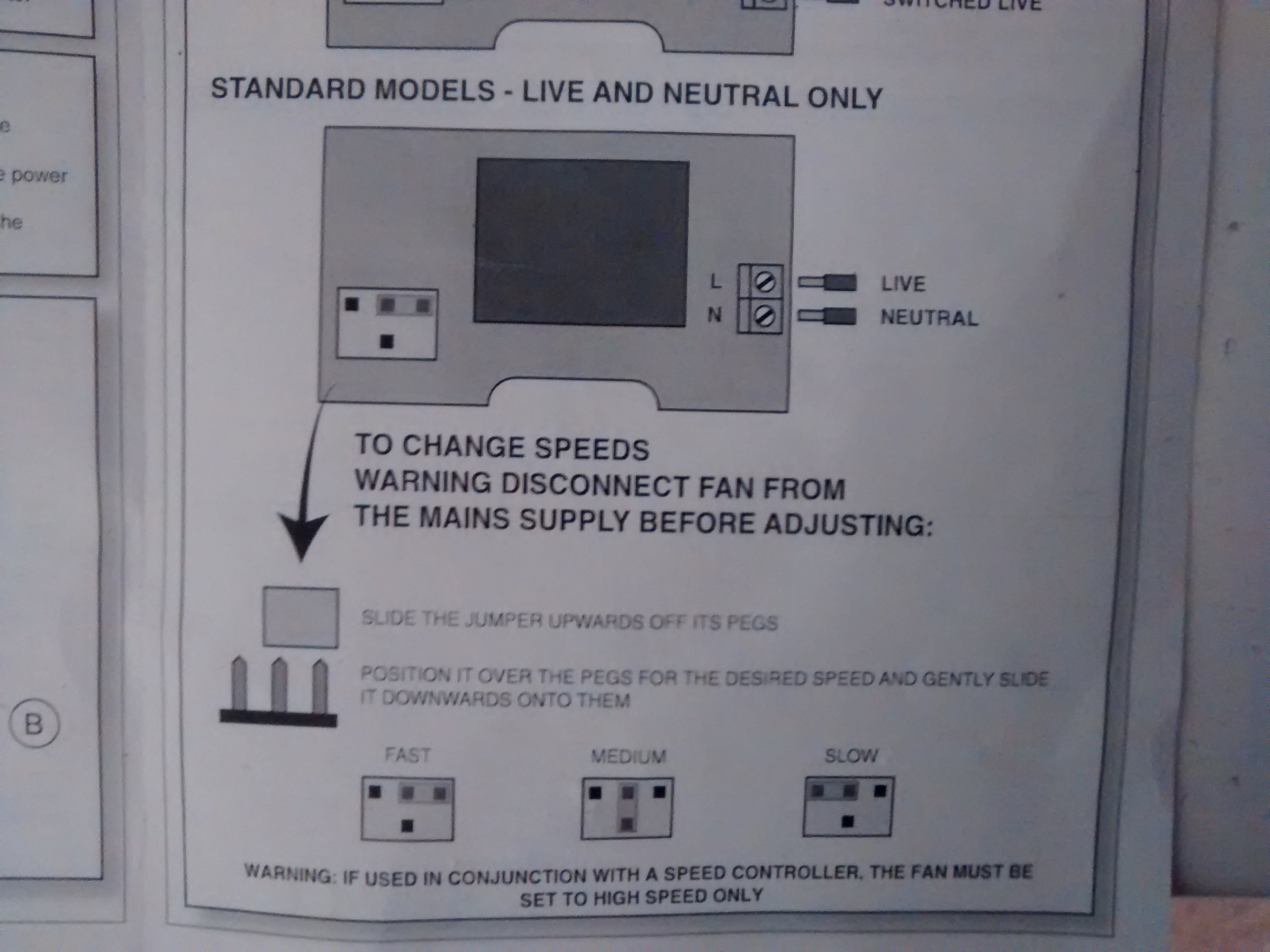 Extractor wiring diagram