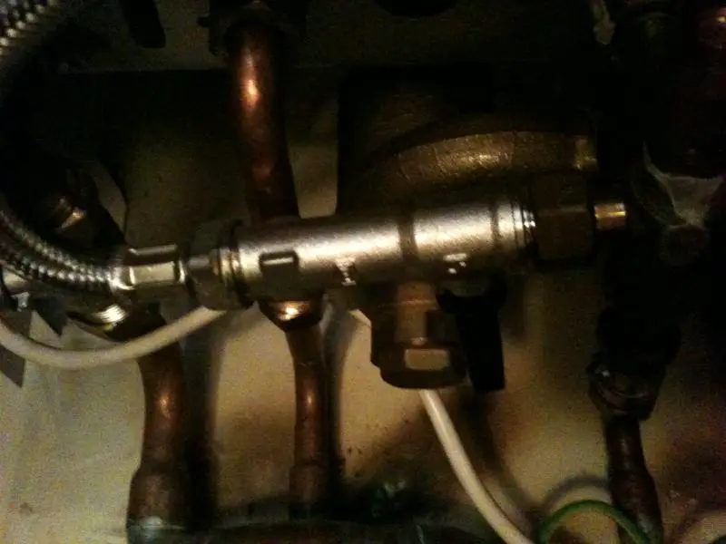 Filling Loop in Alpha CB24 Boiler - below