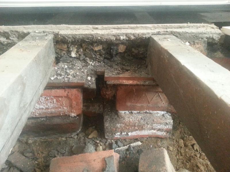 fireplace in room I'm working on