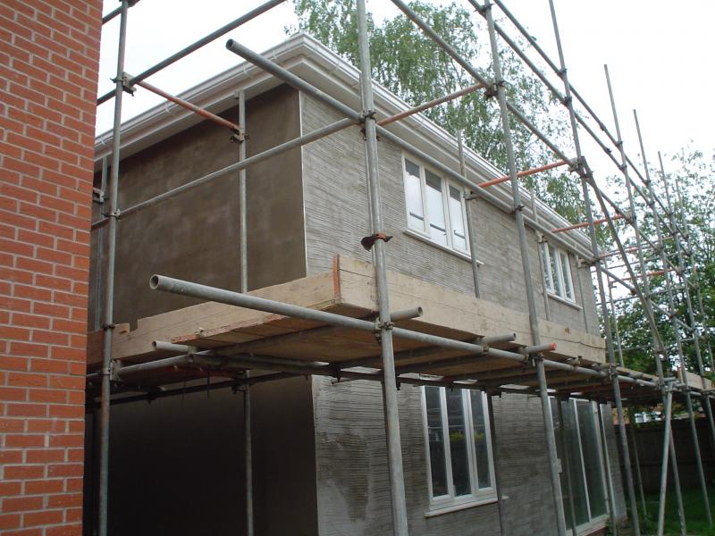 flat sand/cement render