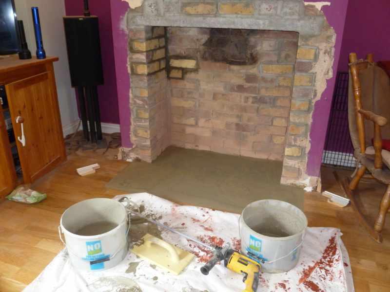 Floor leveling compound.