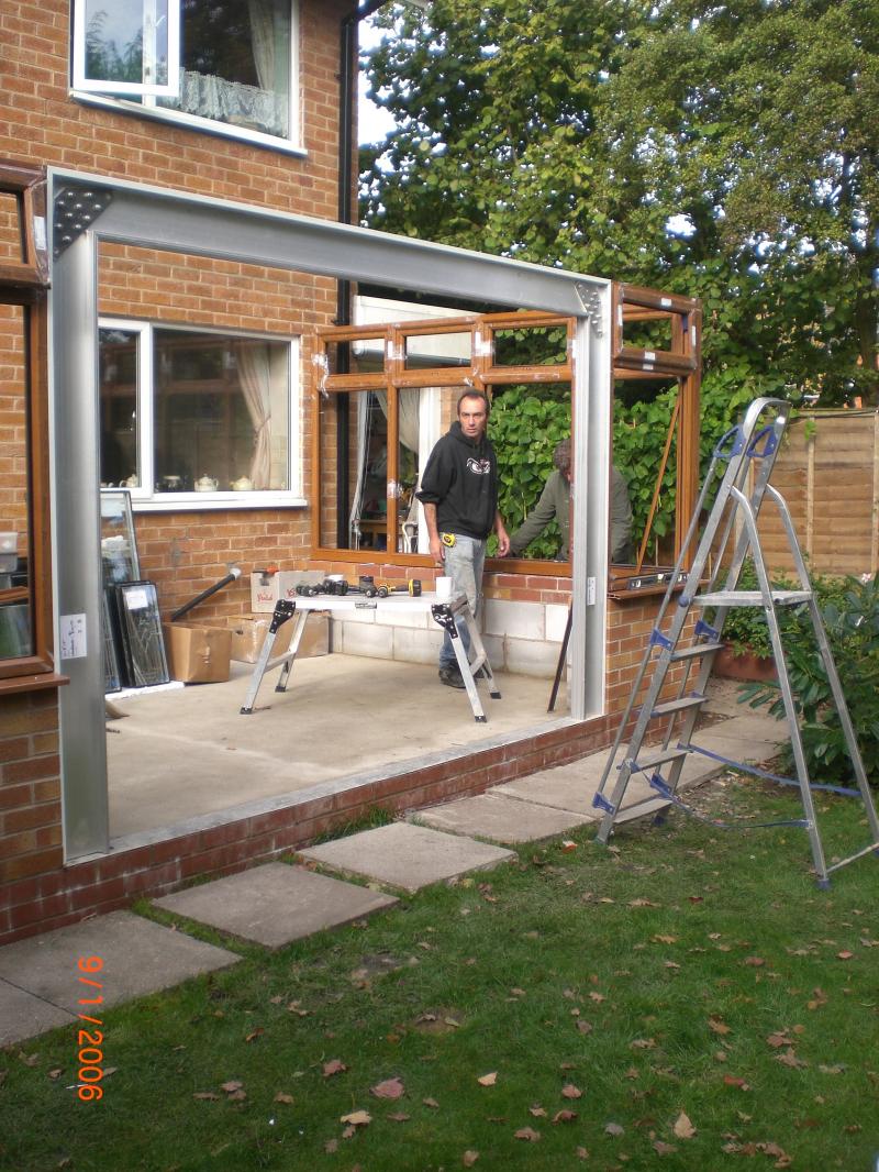 Frame for bifold doors