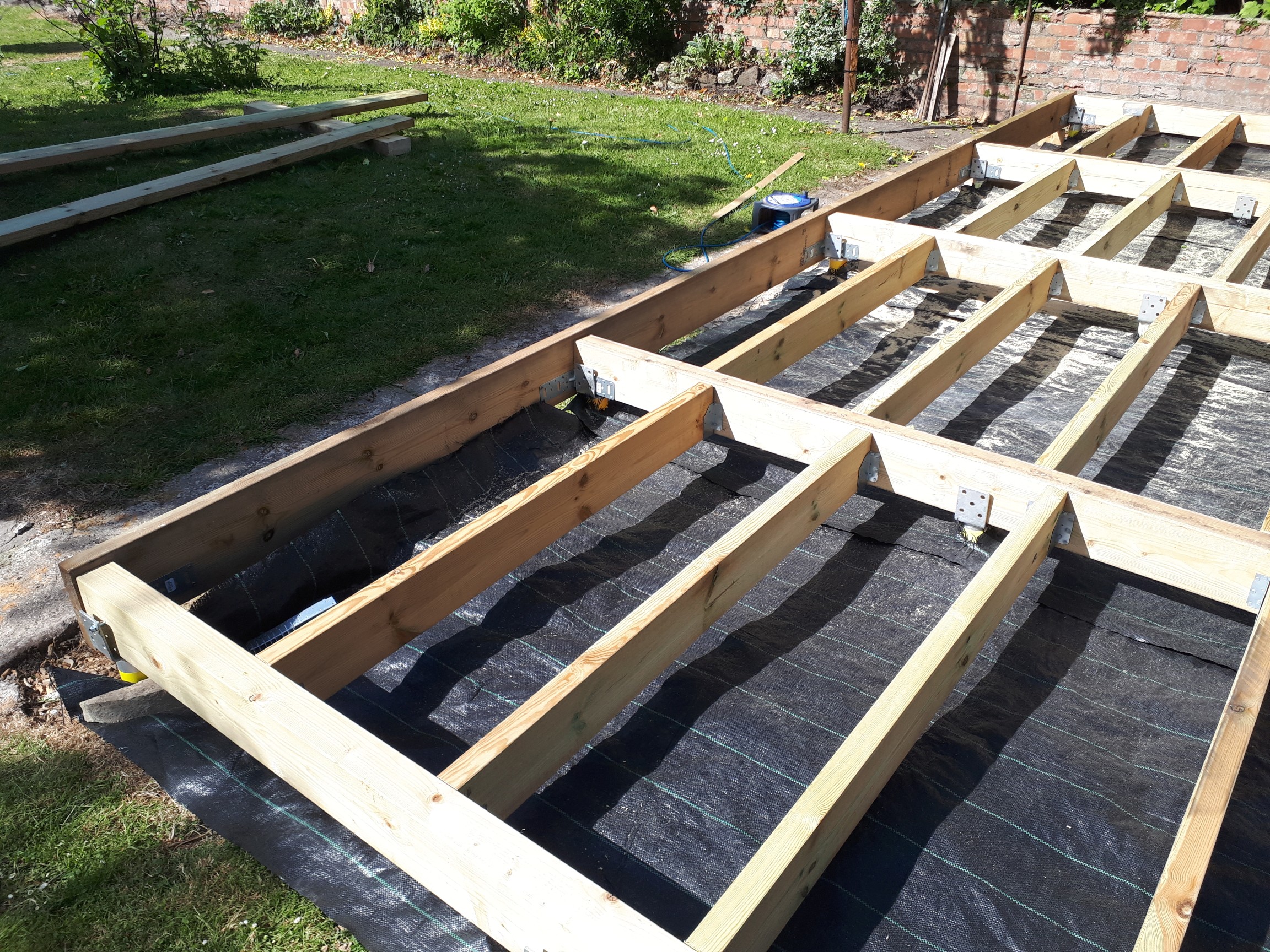 front board going on