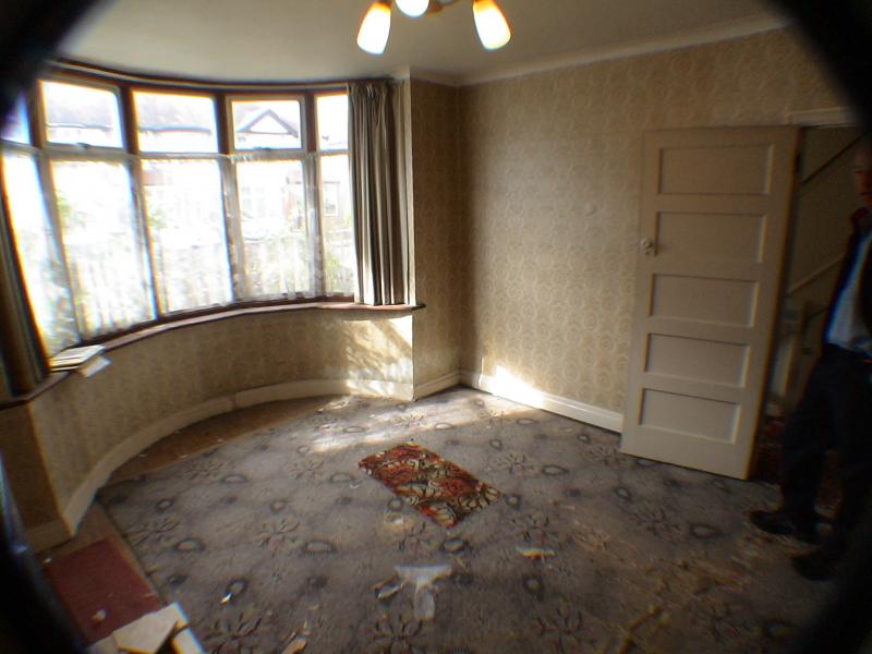 Front Living Room On First Day we Moved in