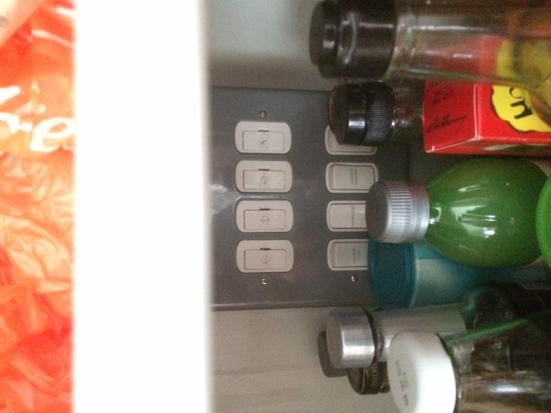 Fuse box in kithchen