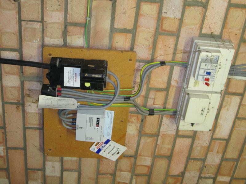 fuseboards and elec meter