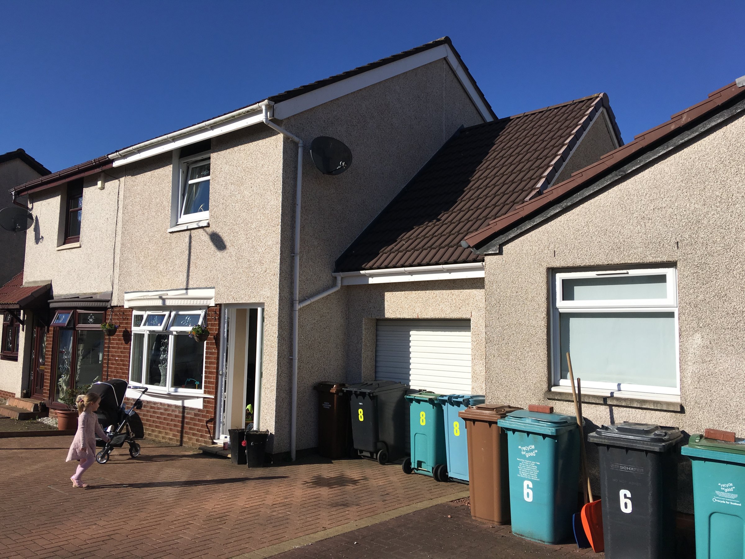 Garage conversion & second storey before starting build.