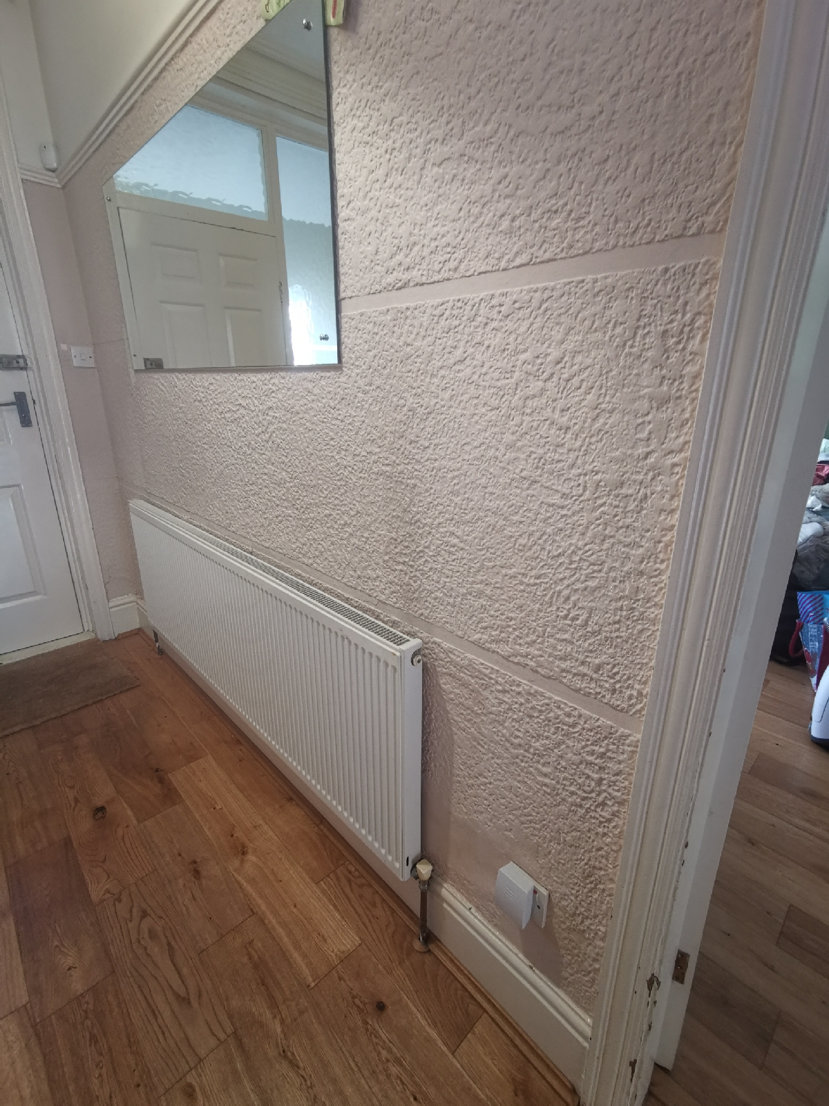 Hall towards front door internal wall