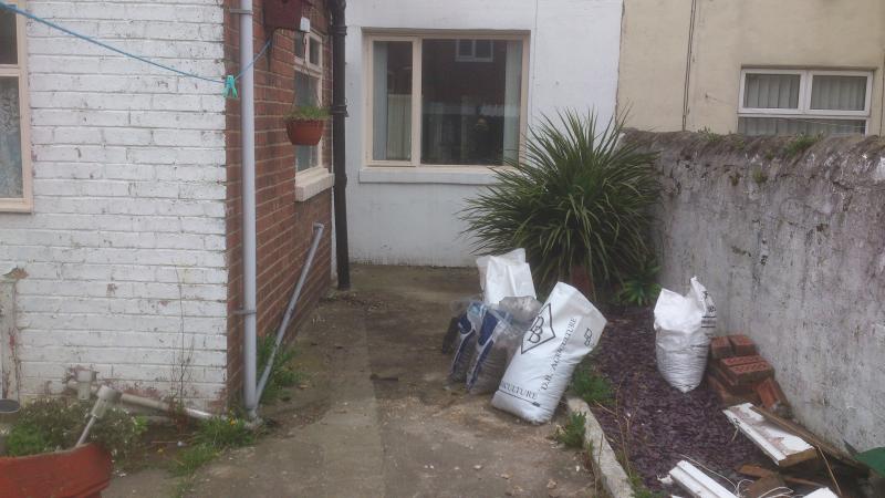 House rear, ground level