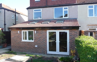 House with rear extension