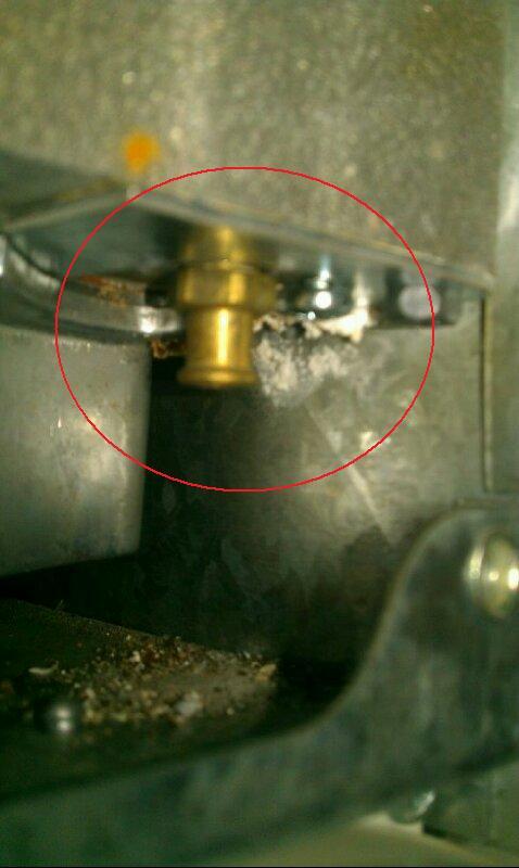 icos leak between sump and hex