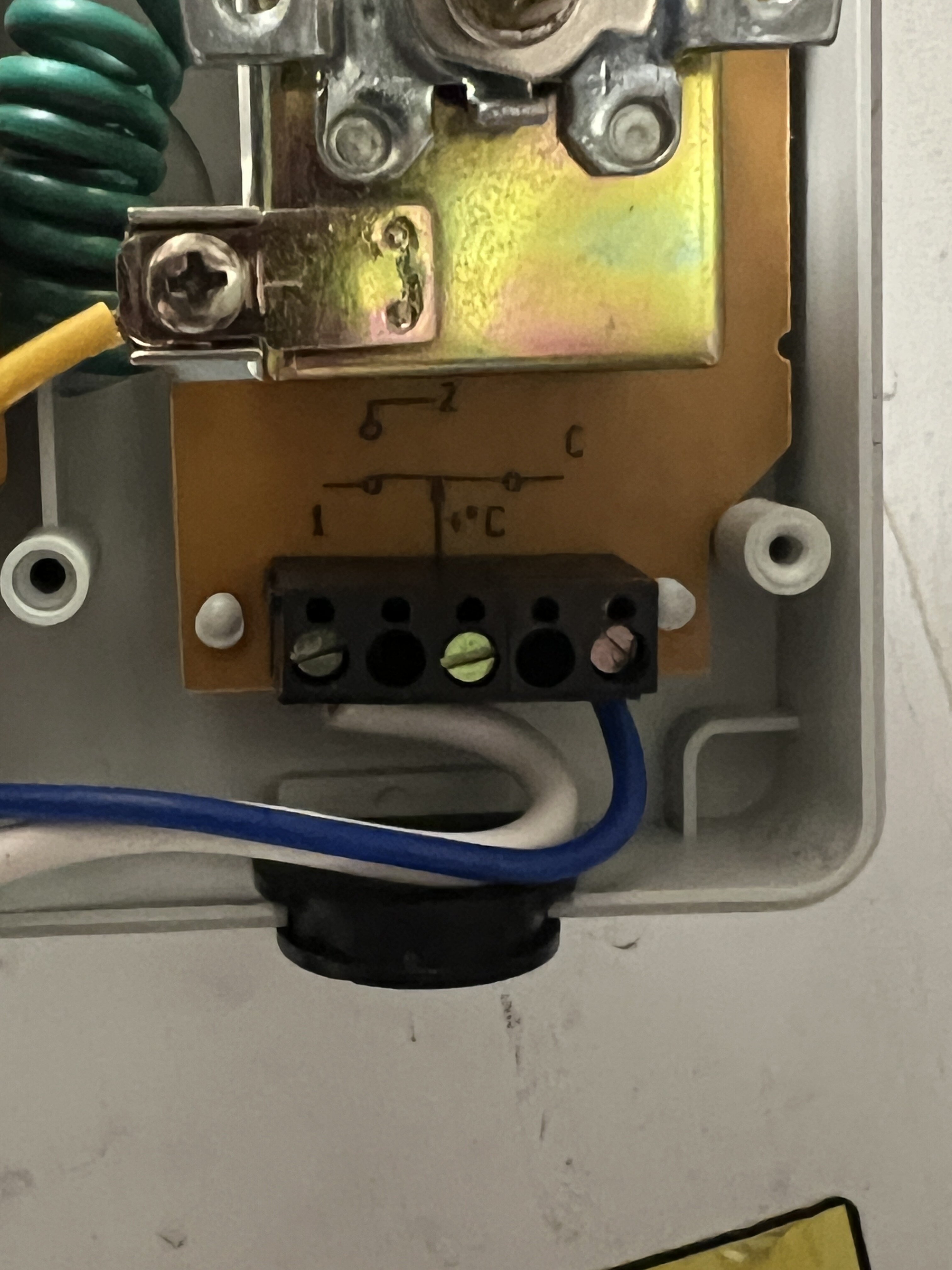 Campini Hot Water Tank Thermostat wiring query DIYnot Forums