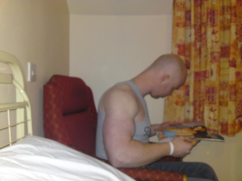 in hospital waitin on ma op gettin done