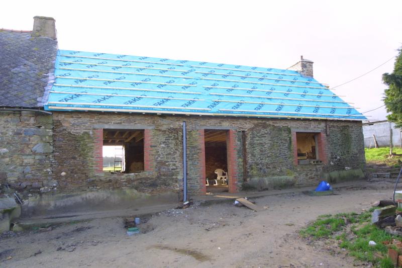 Insulation & Membrane installed