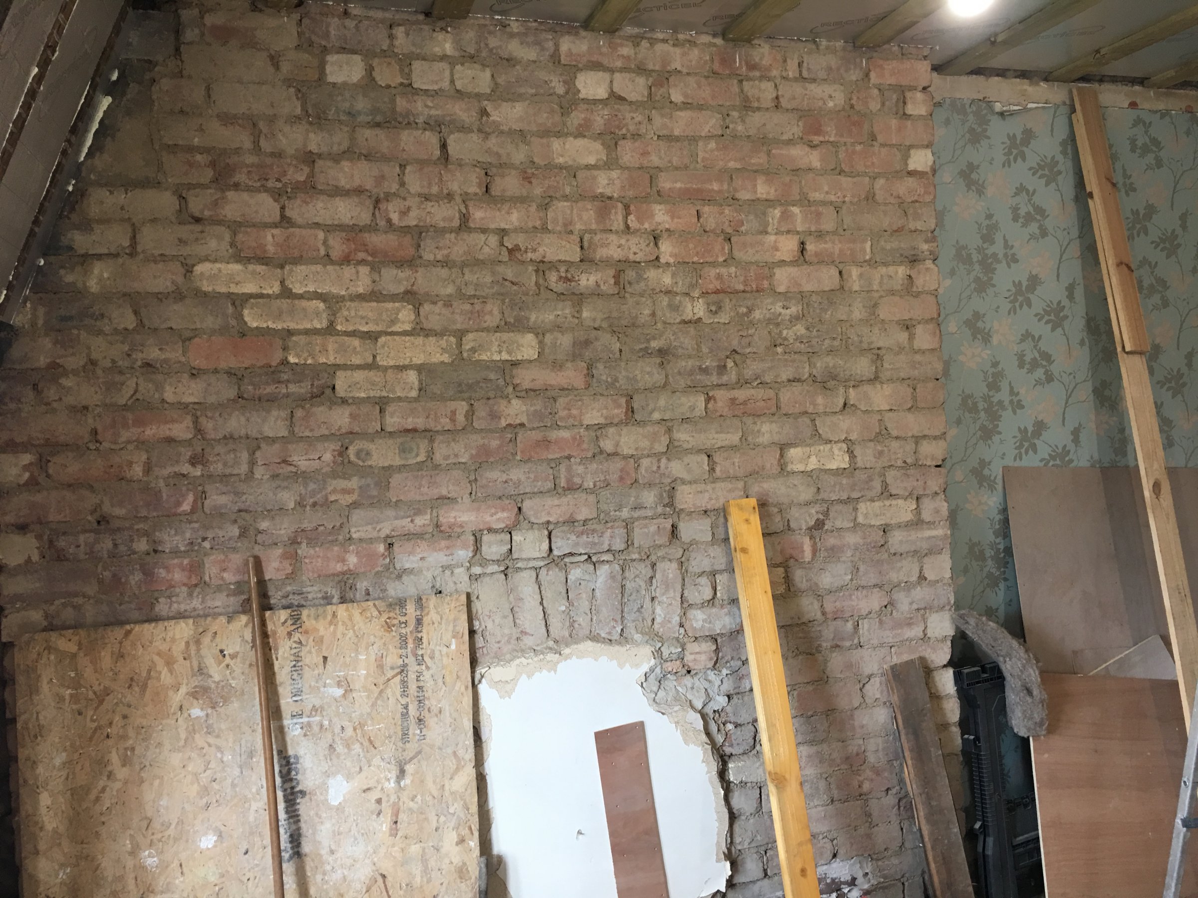 Repoint 100+ year old internal brick wall? DIYnot Forums