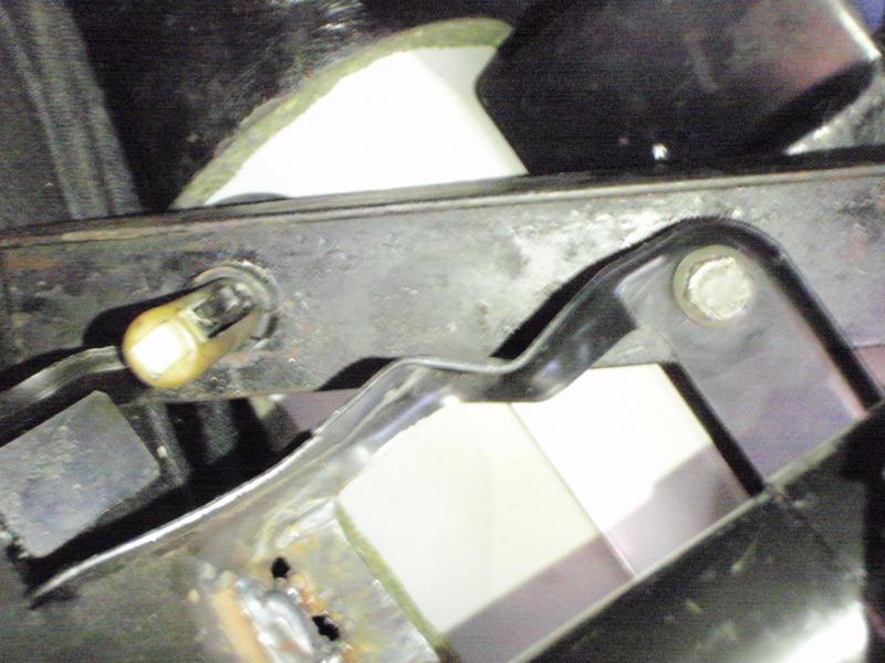 L Section steel bracket in place